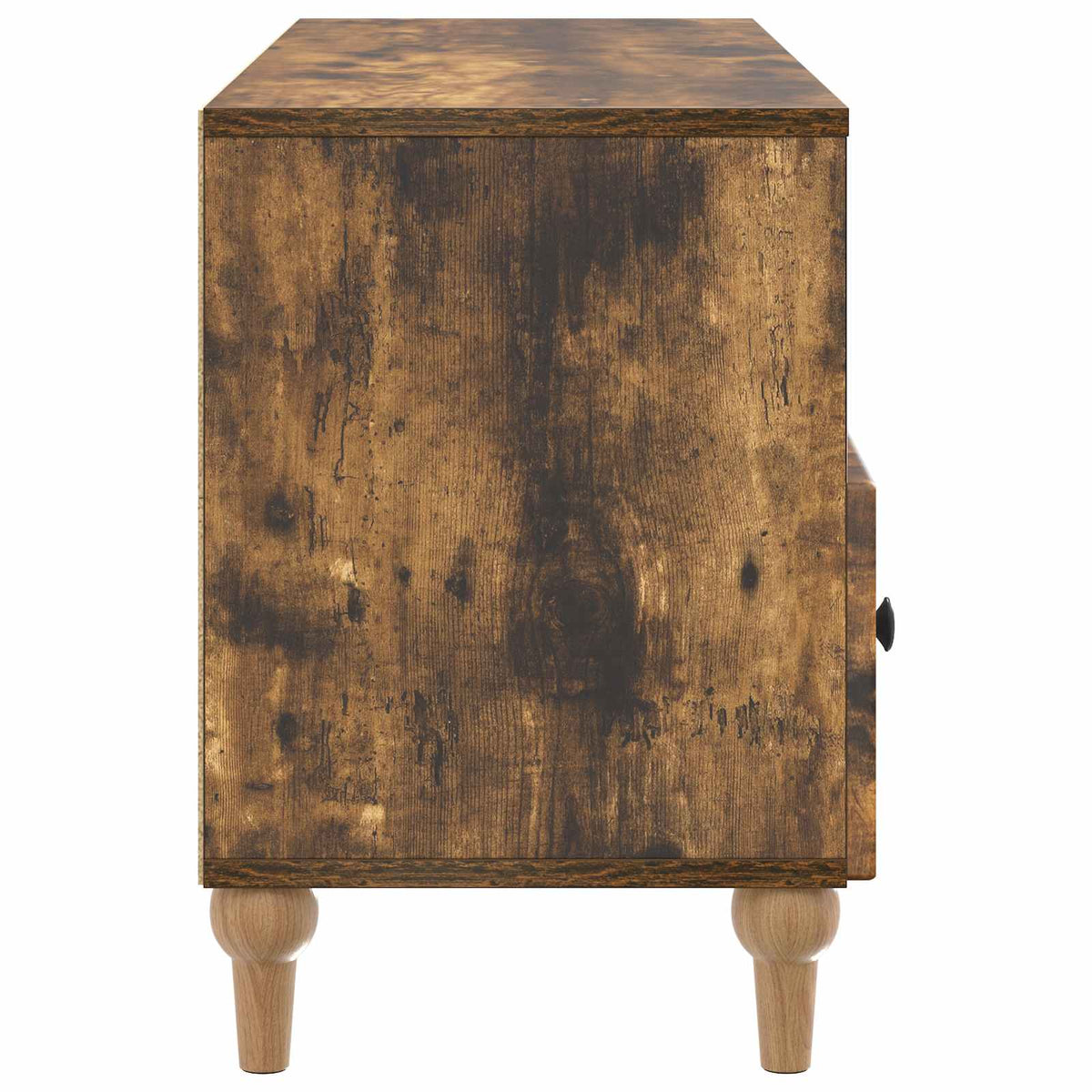 Televizní Skříň Uzený Dub 102 X 34,5 X 50 Cm Dřevěný Materiál