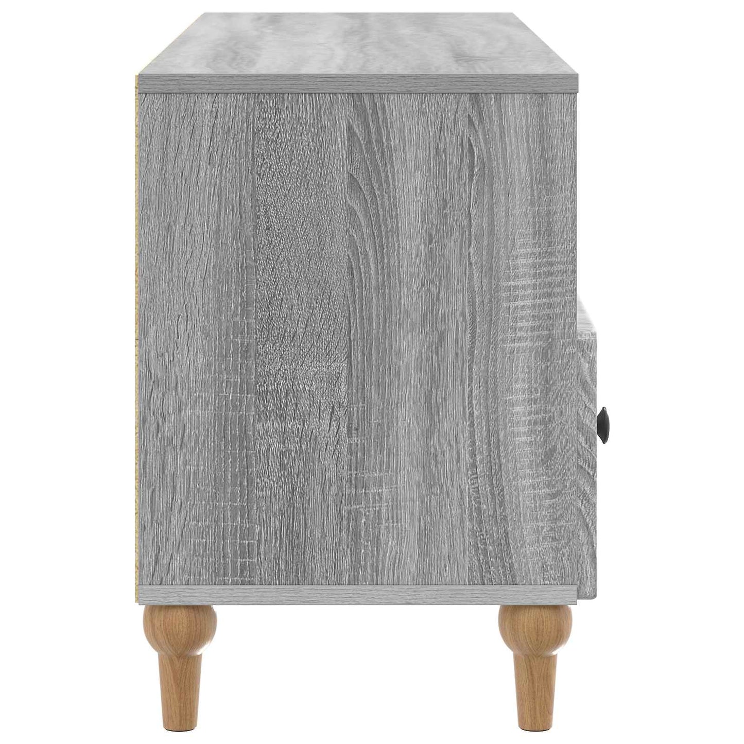 Televizní Skříň Šedá Sonoma 102 X 34,5 X 50 Cm Dřevěný Materiál