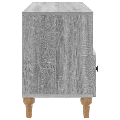 Televizní Skříň Šedá Sonoma 102 X 34,5 X 50 Cm Dřevěný Materiál