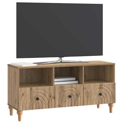 Televizní Skříň 102 X 34,5 X 50 Cm Řemeslný Dub