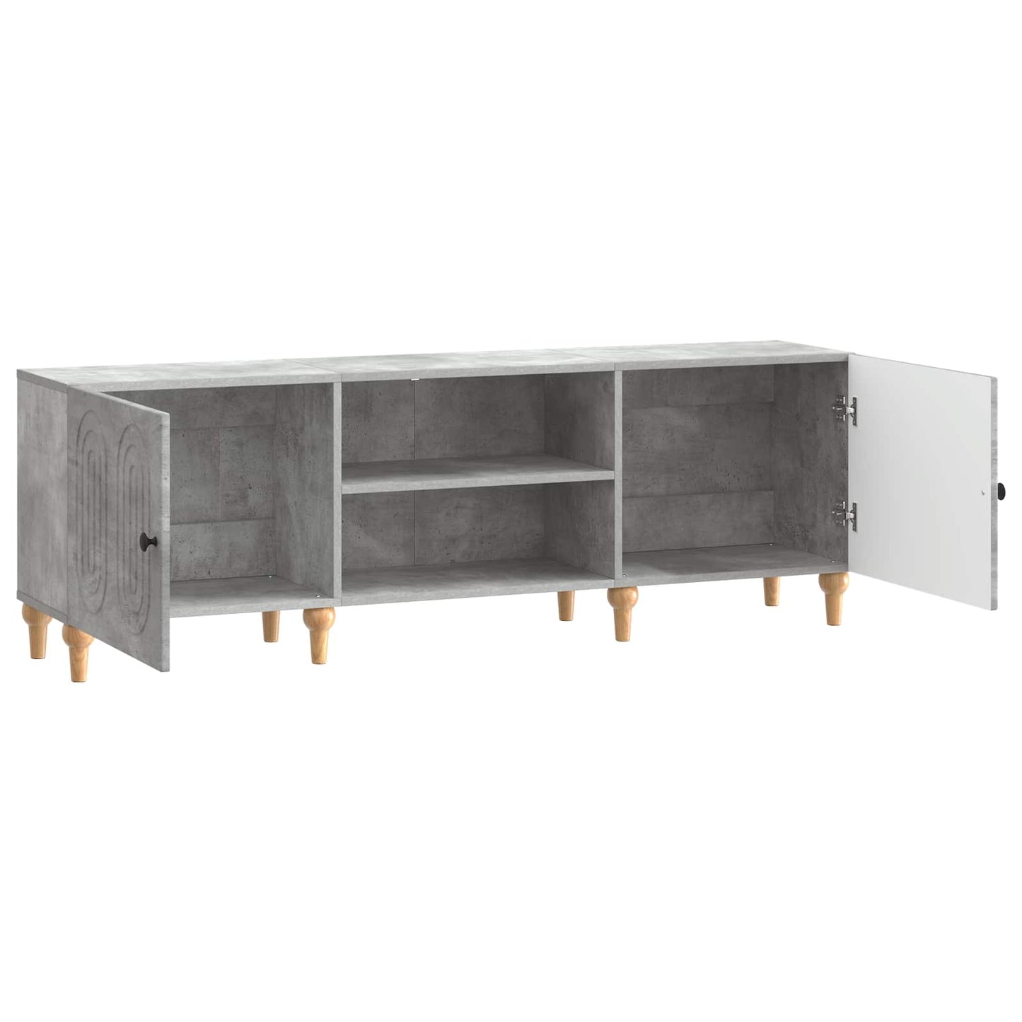 Televizní Skříň Betonově Šedá 150 X 31 X 50 Cm Kompozitní Dřevo