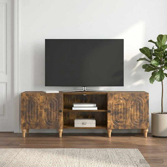 Televizní Skříň Kouřový Dub 150 X 31 X 50 Cm Kompozitní Dřevo