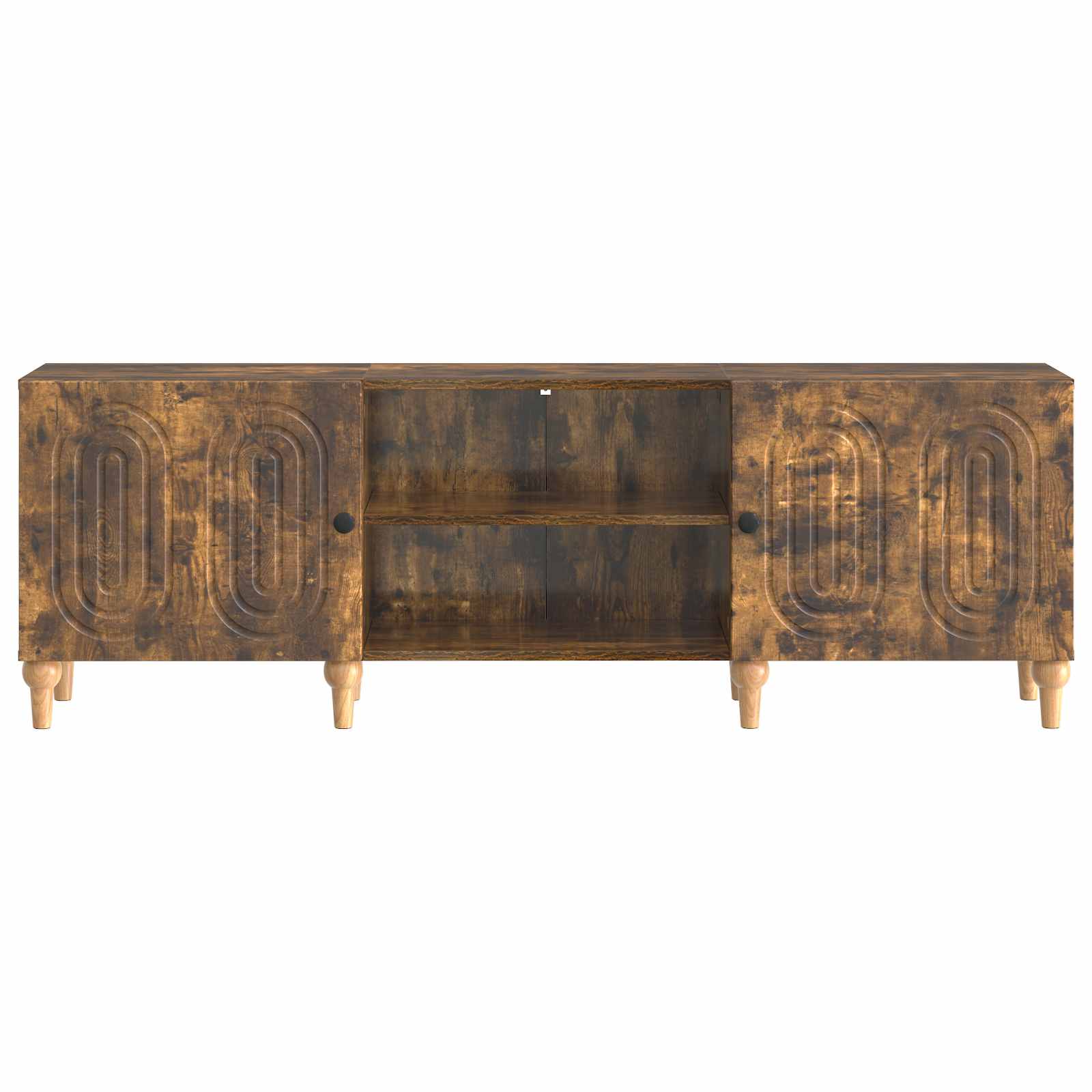 Televizní Skříň Kouřový Dub 150 X 31 X 50 Cm Kompozitní Dřevo