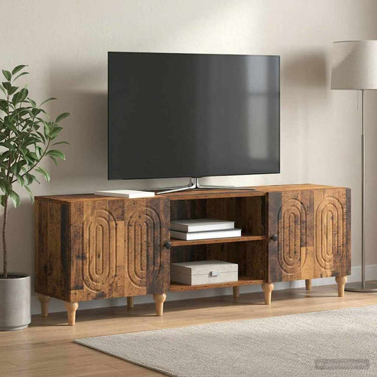 Televizní Skříň Staré Dřevo 150 X 31 X 50 Cm Kompozitní Dřevo