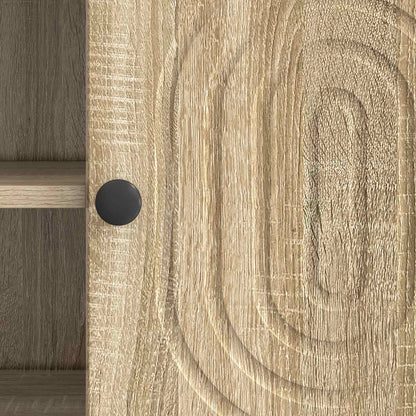 Televizní Skříň Dub Sonoma 102 X 34,5 X 50 Cm Kompozitní Dřevo