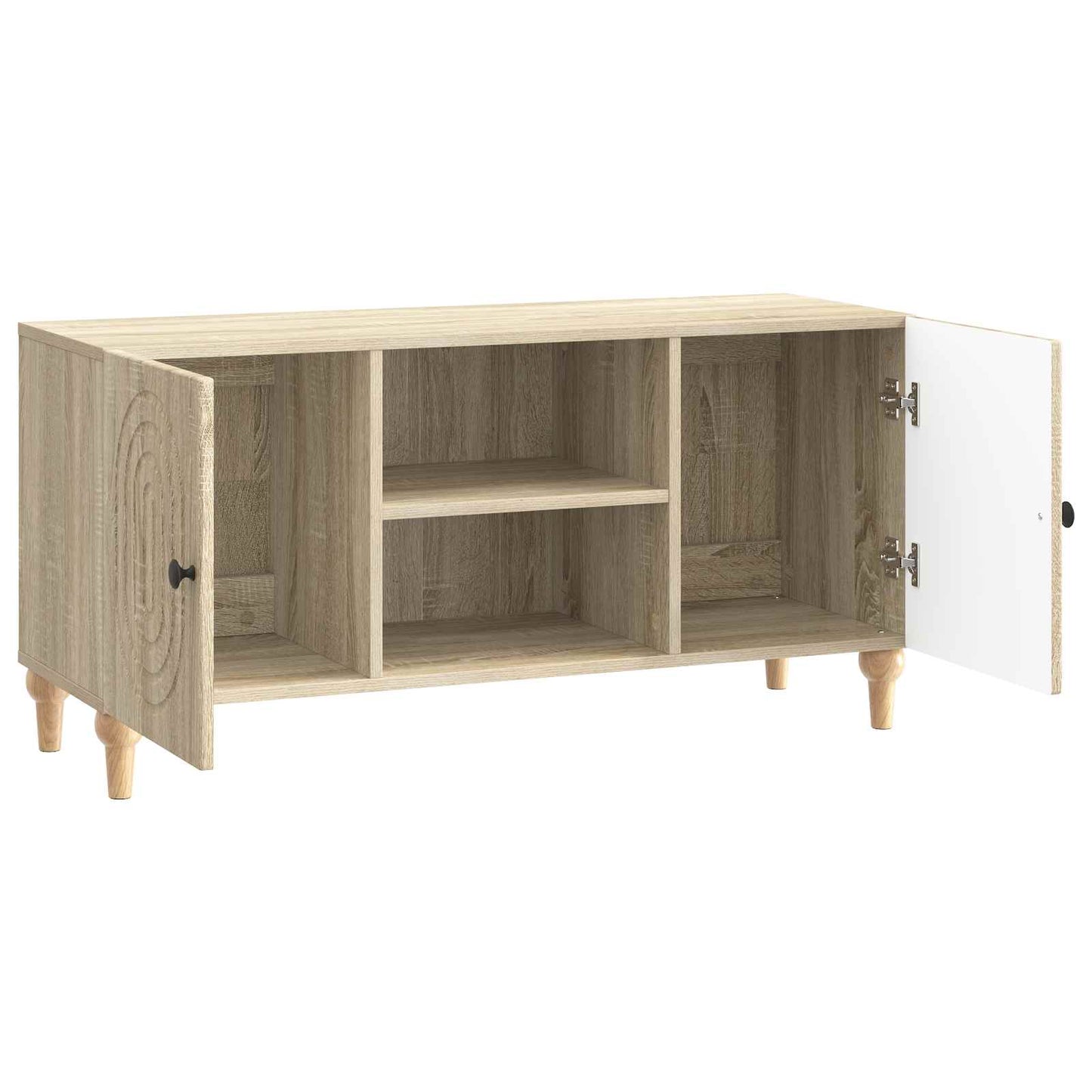 Televizní Skříň Dub Sonoma 102 X 34,5 X 50 Cm Kompozitní Dřevo