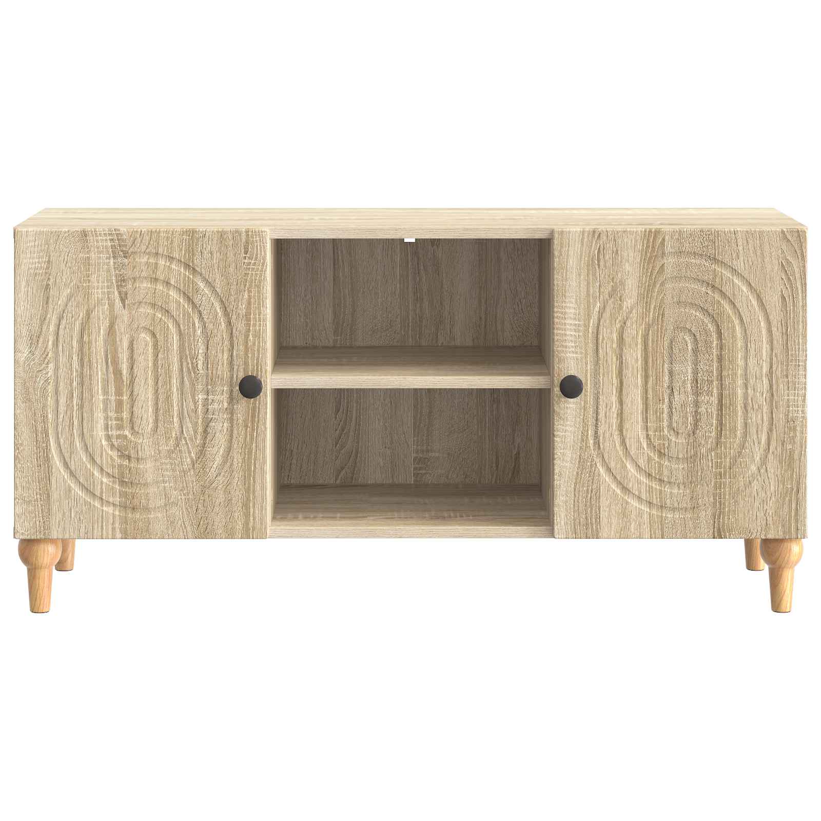 Televizní Skříň Dub Sonoma 102 X 34,5 X 50 Cm Kompozitní Dřevo