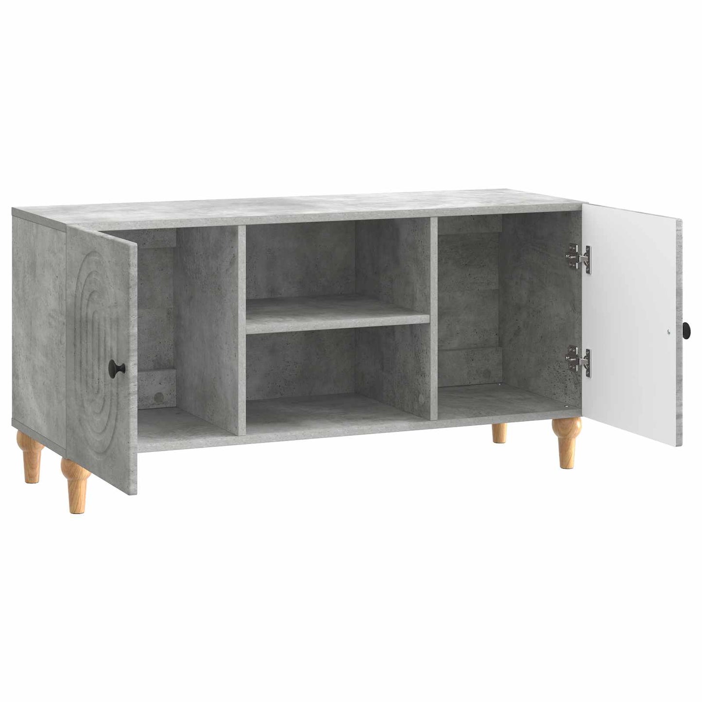 Televizní Skříň Betonově Šedá 102 X 34,5 X 50 Cm