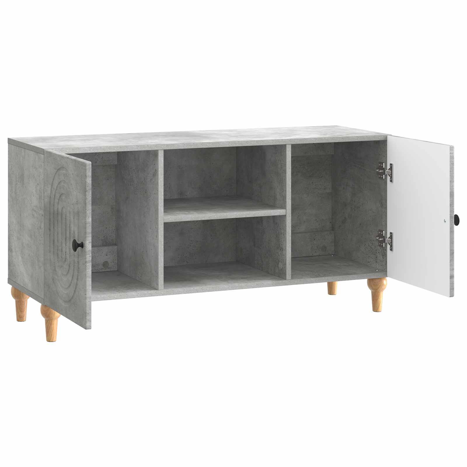 Televizní Skříň Betonově Šedá 102 X 34,5 X 50 Cm
