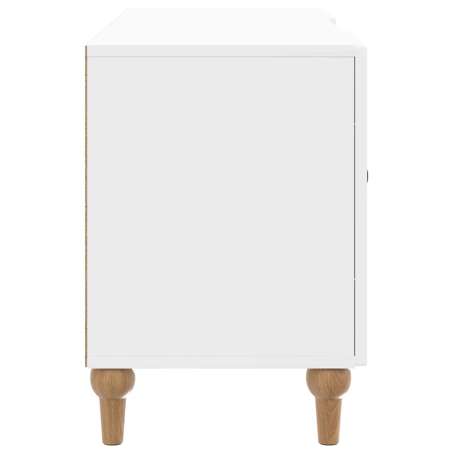Televizní Skříň Bílá S Vysokým Leskem 102 X 34,5 X 50 Cm