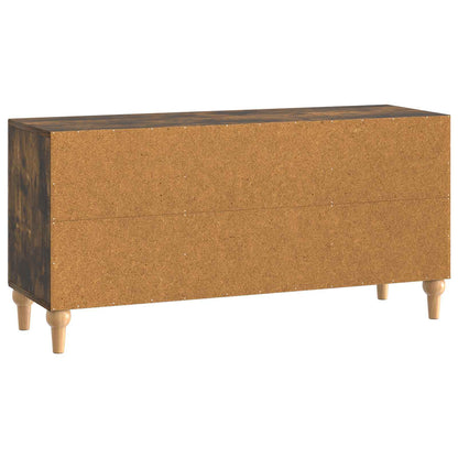 Televizní Skříň Kouřový Dub 102 X 34,5 X 50 Cm Kompozitní Dřevo
