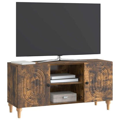 Televizní Skříň Kouřový Dub 102 X 34,5 X 50 Cm Kompozitní Dřevo