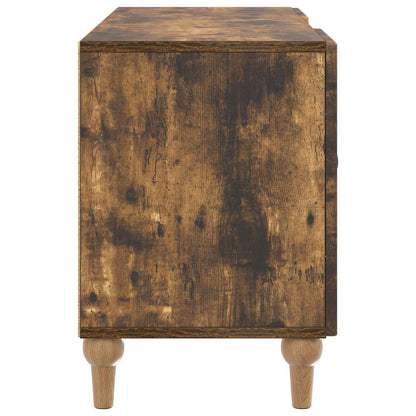 Televizní Skříň Kouřový Dub 102 X 34,5 X 50 Cm Kompozitní Dřevo