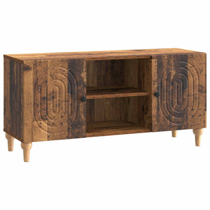 Televizní Skříň Staré Dřevo 102 X 34,5 X 50 Cm Kompozitní Dřevo