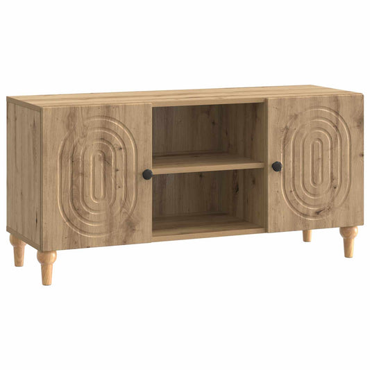 Televizní Skříň 102 X 34,5 X 50 Cm Dub Artisan Kompozitní Dřevo