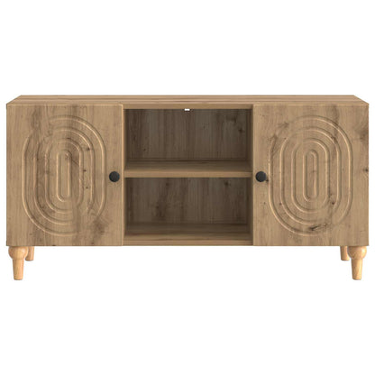 Televizní Skříň 102 X 34,5 X 50 Cm Dub Artisan Kompozitní Dřevo