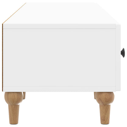 Televizní Skříň Bílá S Vysokým Leskem 147 X 34,5 X 30 Cm