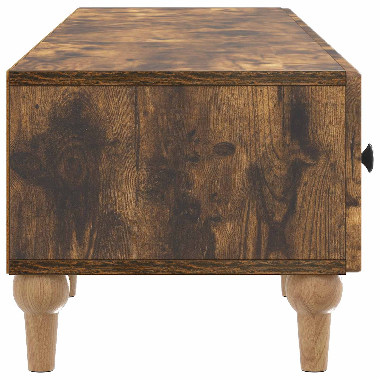 Televizní Skříň Kouřový Dub 147 X 34,5 X 30 Cm Kompozitní Dřevo