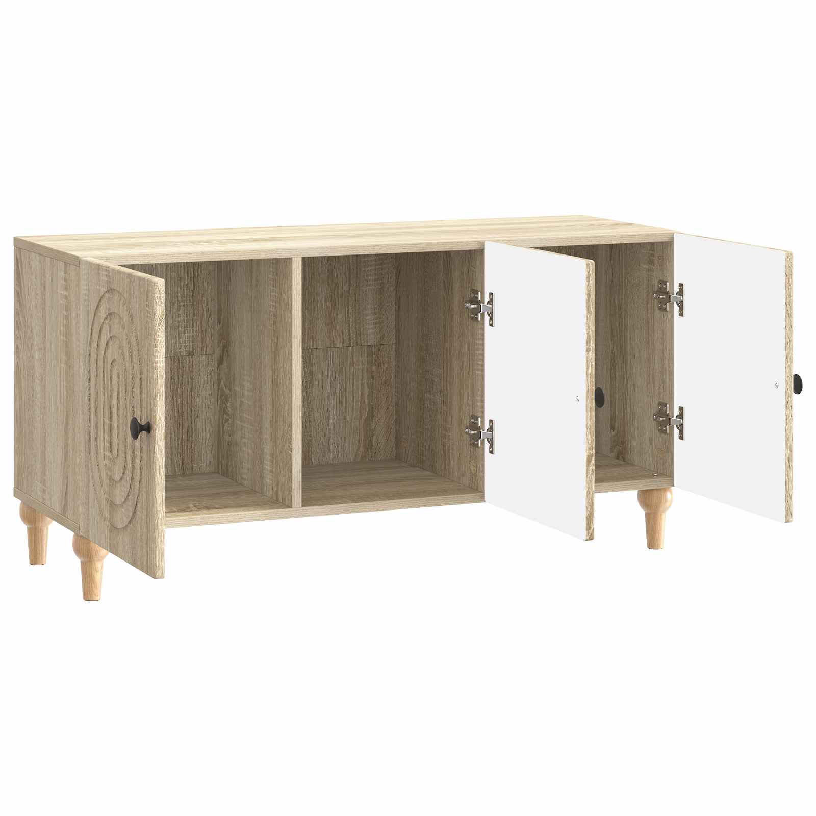 Televizní Skříň Dub Sonoma 99 X 34,5 X 50 Cm Kompozitní Dřevo