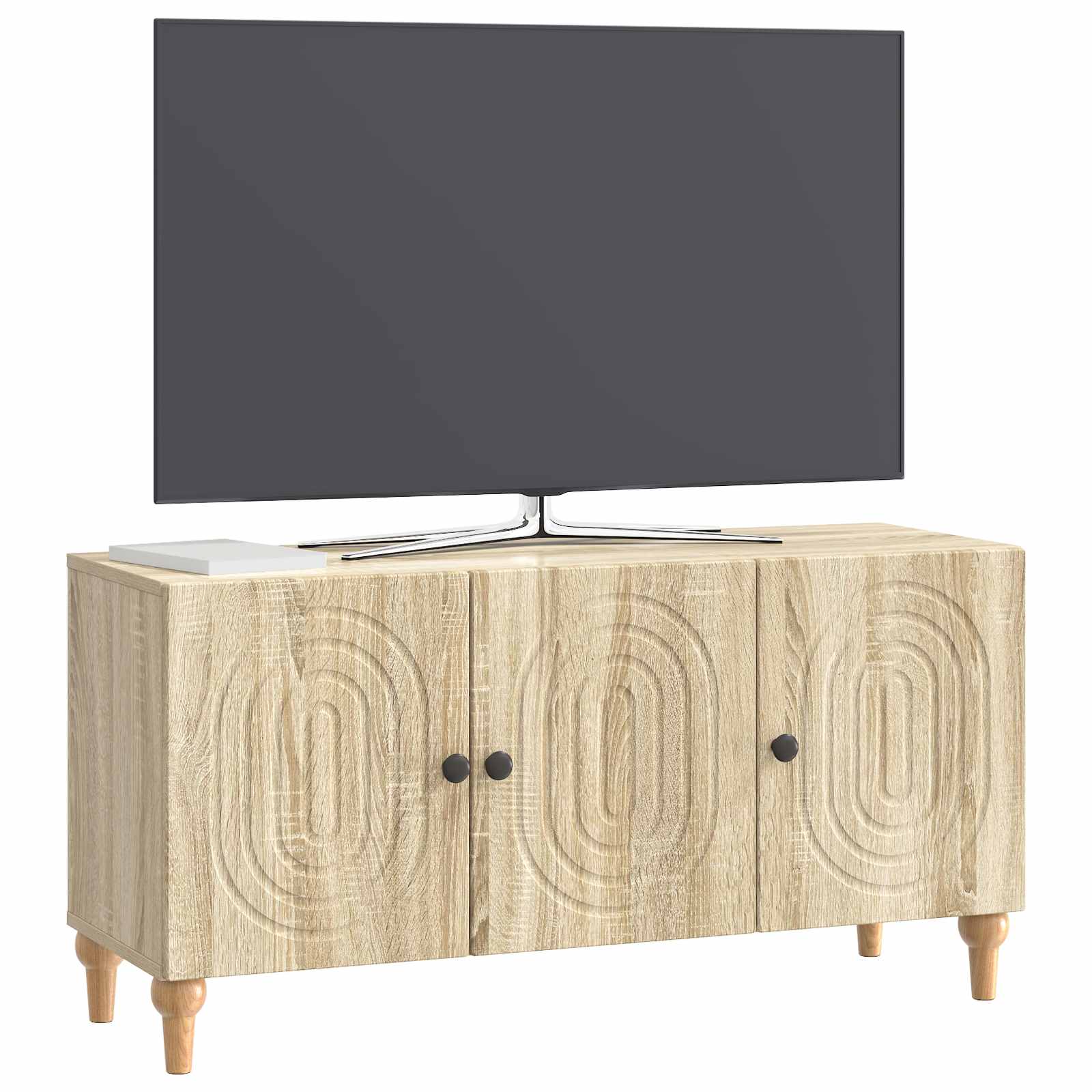 Televizní Skříň Dub Sonoma 99 X 34,5 X 50 Cm Kompozitní Dřevo