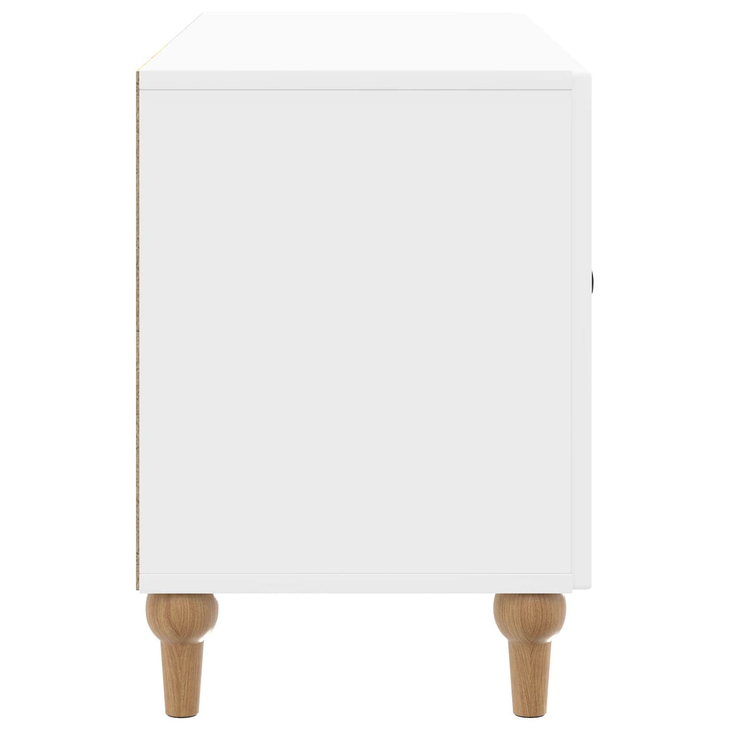 Televizní Skříň Bílá S Vysokým Leskem 99 X 34,5 X 50 Cm