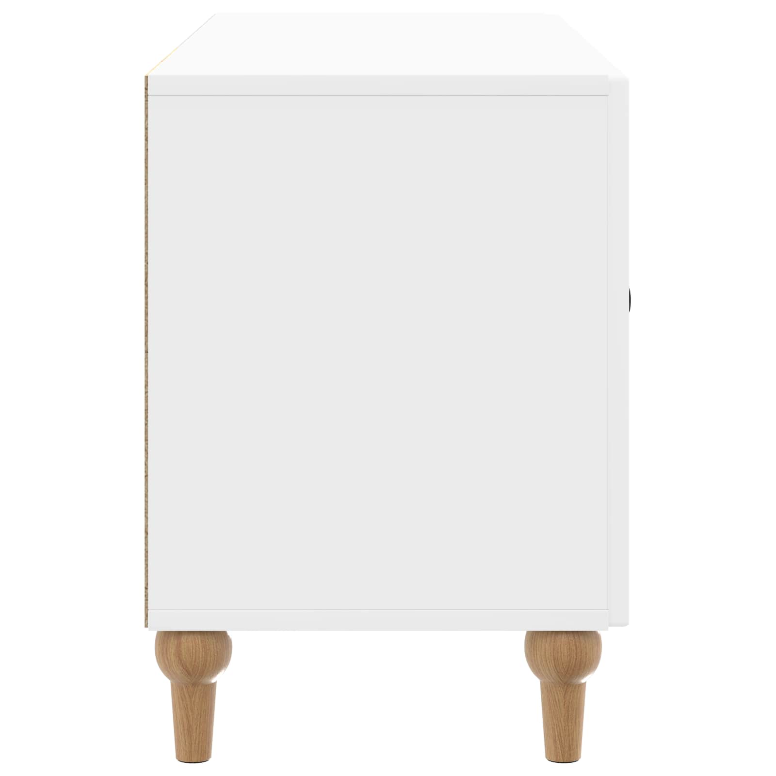 Televizní Skříň Bílá S Vysokým Leskem 99 X 34,5 X 50 Cm