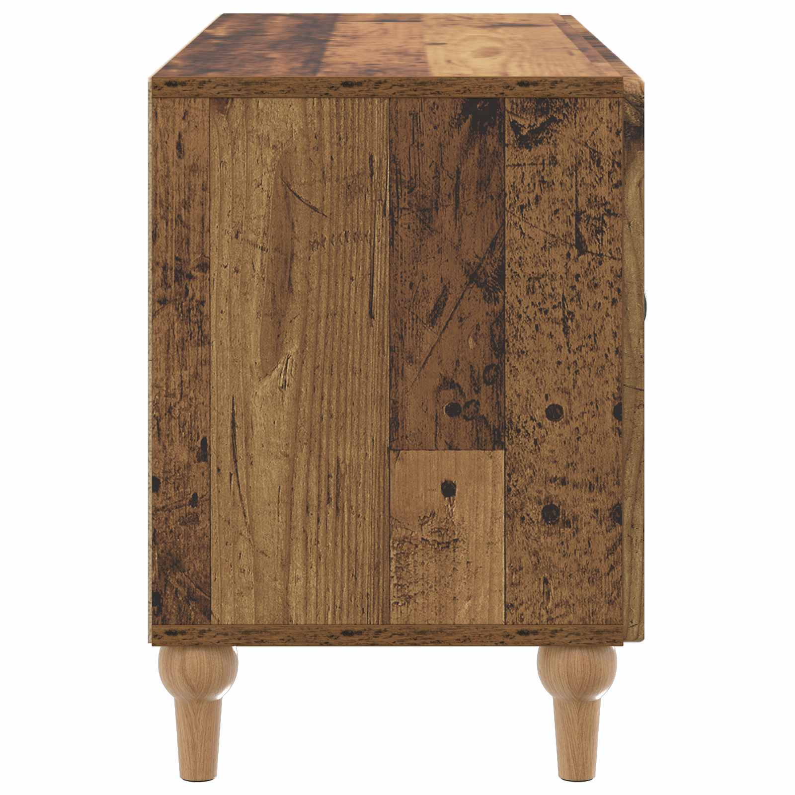 Televizní Skříň Staré Dřevo 99 X 34,5 X 50 Cm Kompozitní Dřevo