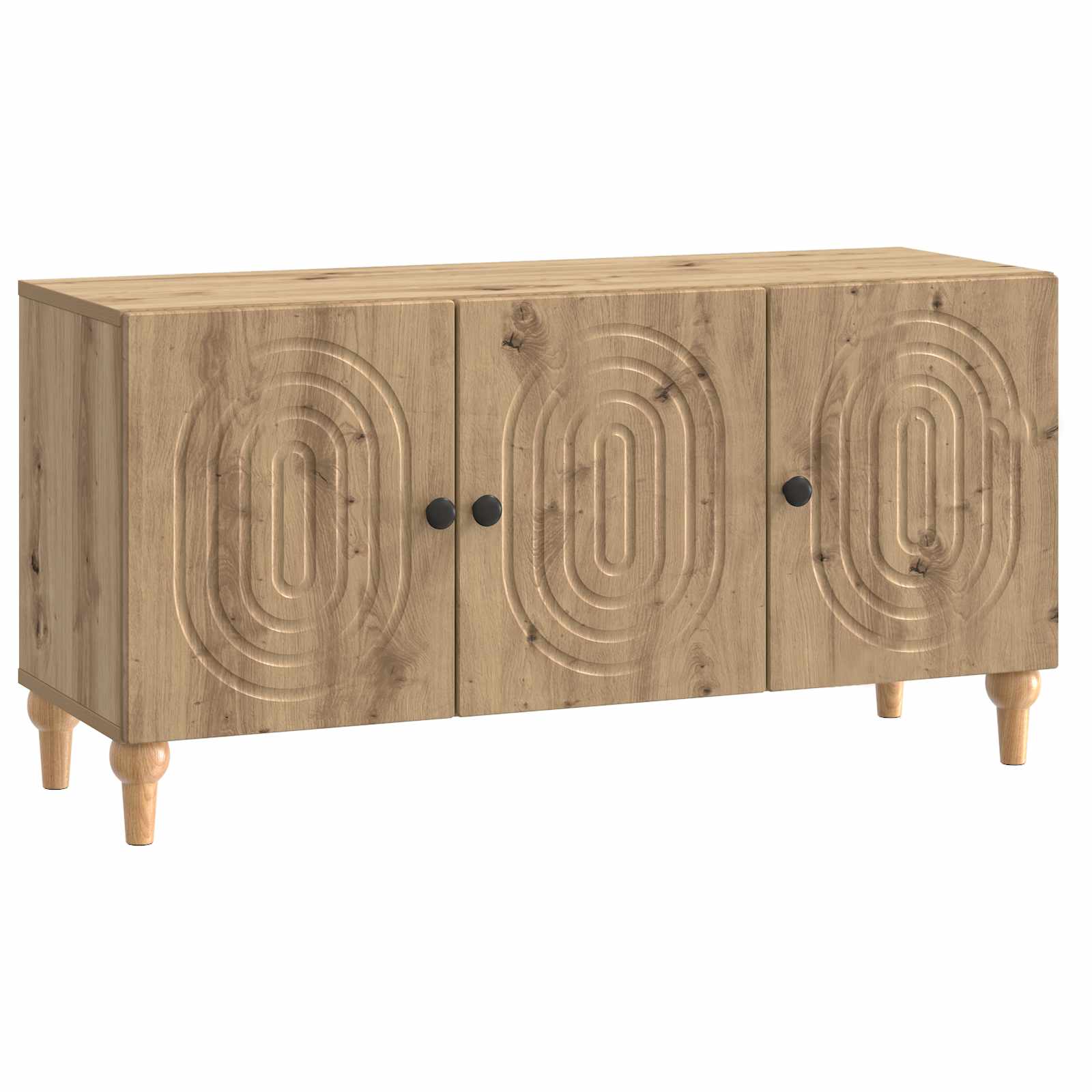 Televizní Skříň 99 X 34,5 X 50 Cm Dub Artisan Kompozitní Dřevo