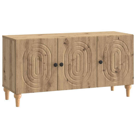 Televizní Skříň 99 X 34,5 X 50 Cm Dub Artisan Kompozitní Dřevo