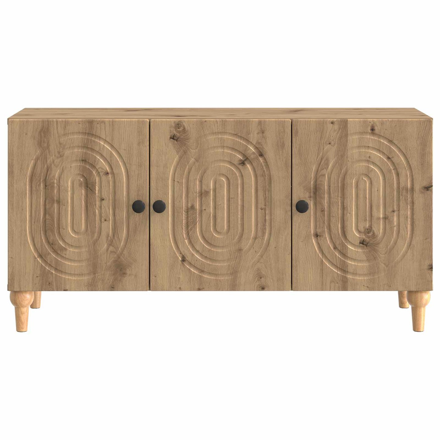 Televizní Skříň 99 X 34,5 X 50 Cm Dub Artisan Kompozitní Dřevo