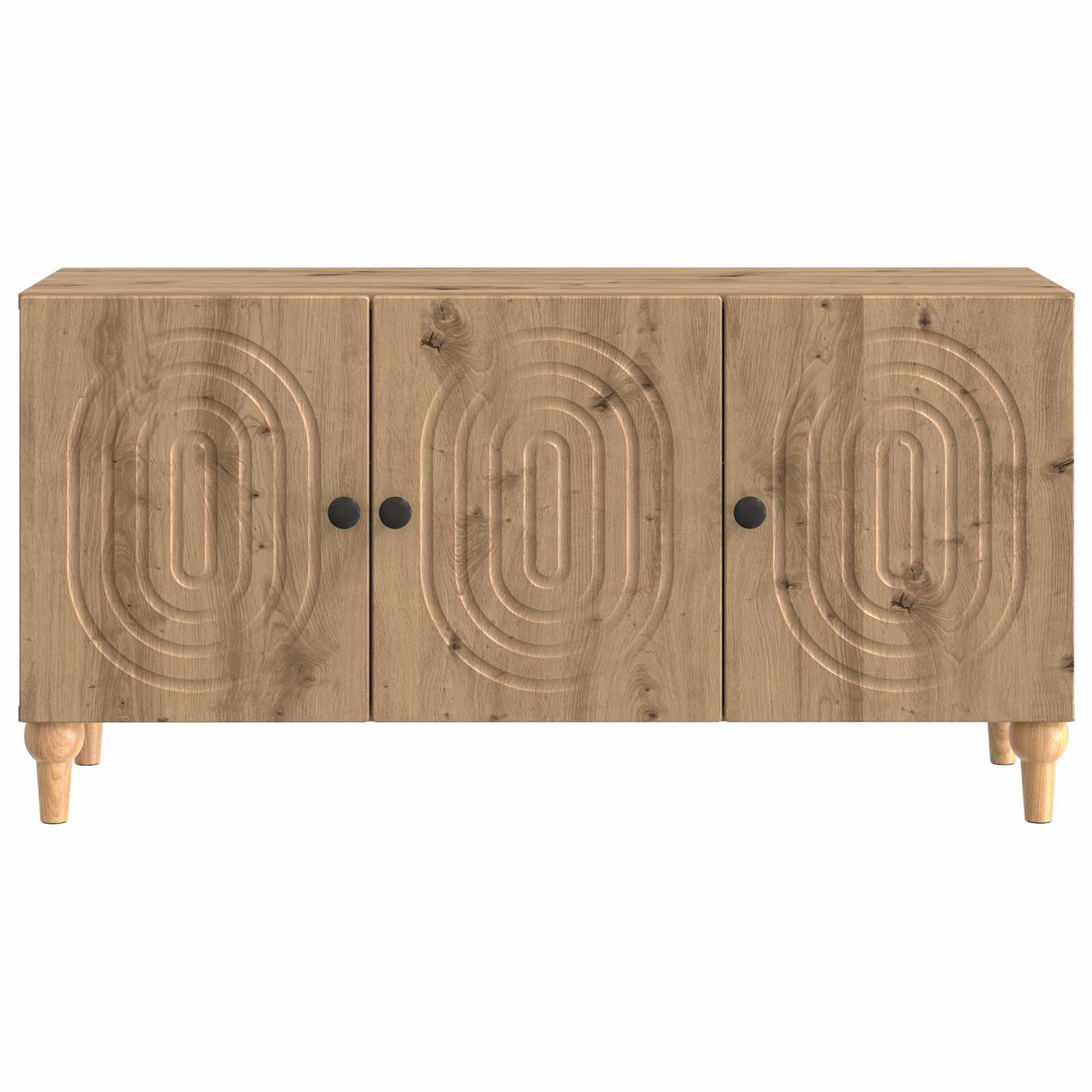 Televizní Skříň 99 X 34,5 X 50 Cm Dub Artisan Kompozitní Dřevo