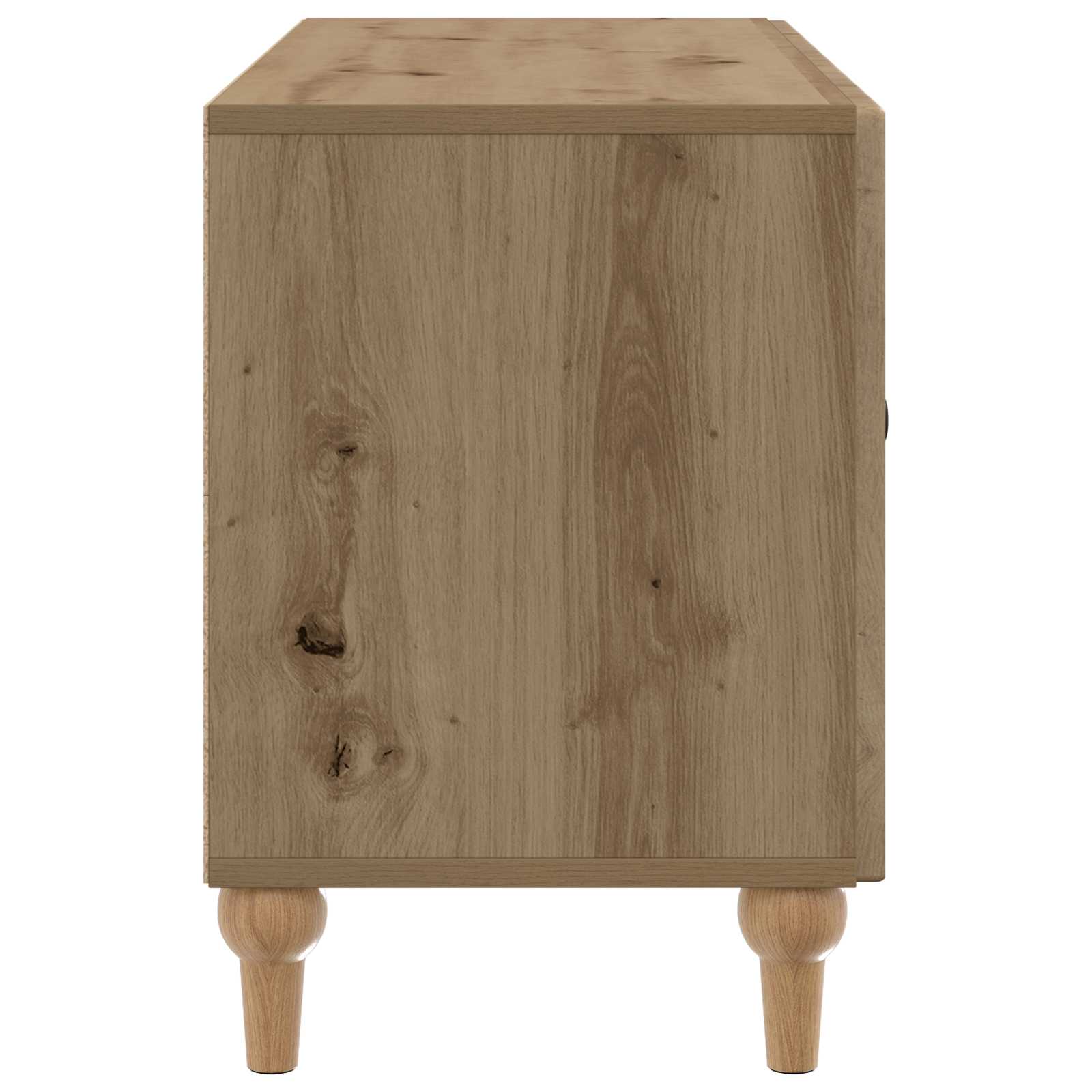 Televizní Skříň 99 X 34,5 X 50 Cm Dub Artisan Kompozitní Dřevo