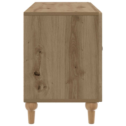 Televizní Skříň 99 X 34,5 X 50 Cm Dub Artisan Kompozitní Dřevo