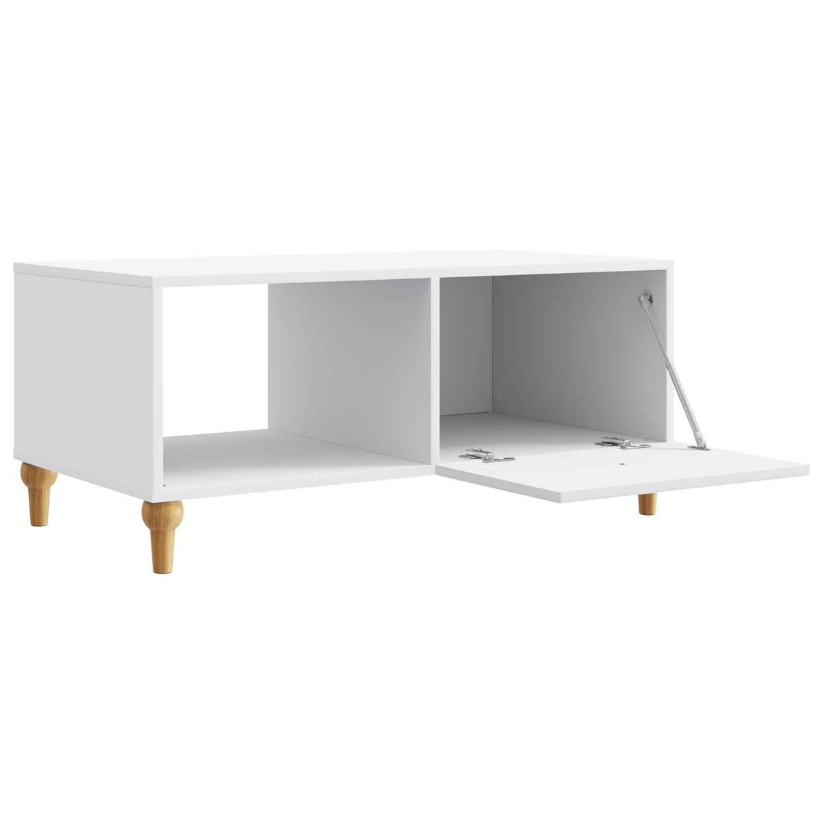 Konferenční Stolek Bílá 90 X 50 X 40 Cm Kompozitní Dřevo