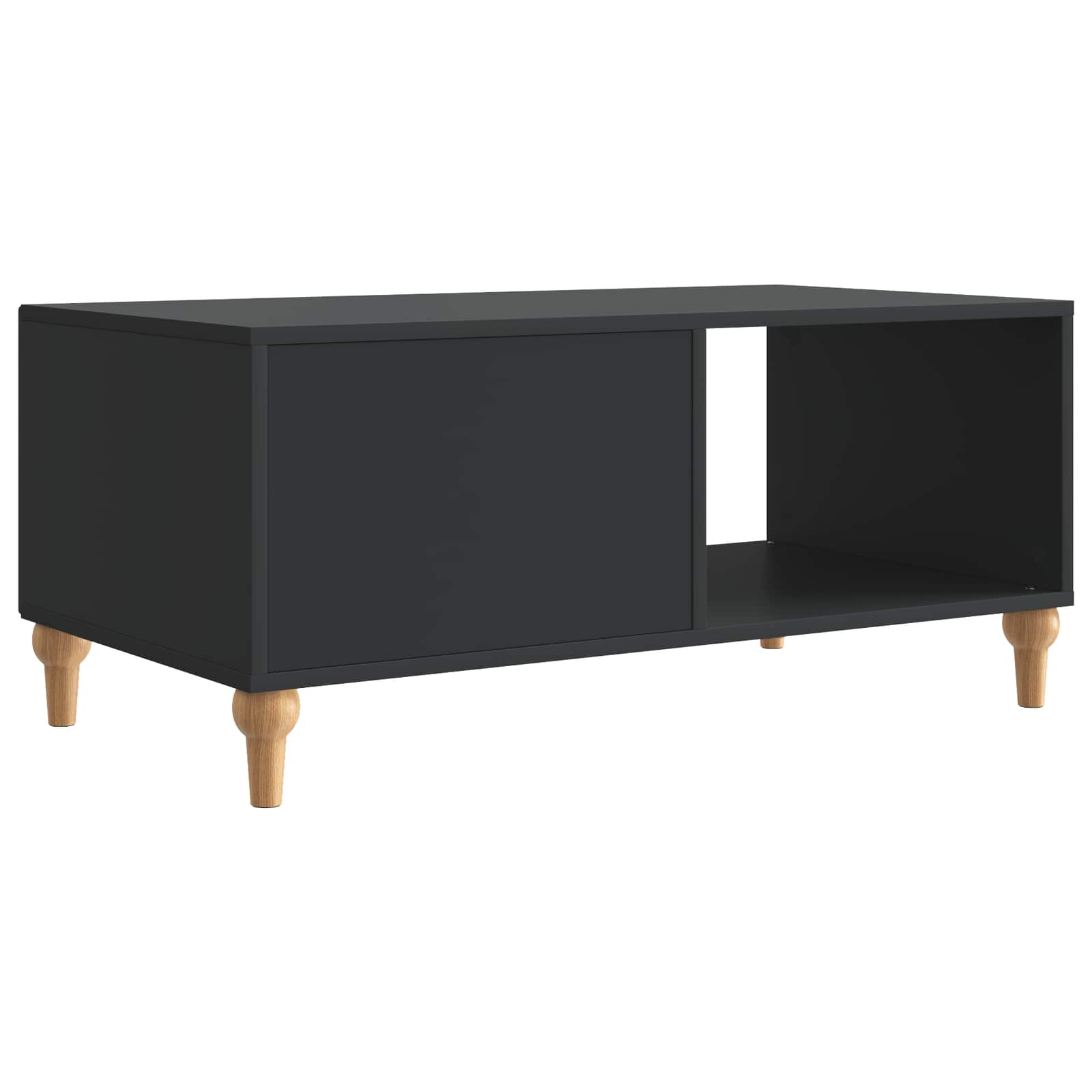 Konferenční Stolek Černá 90 X 50 X 40 Cm Kompozitní Dřevo
