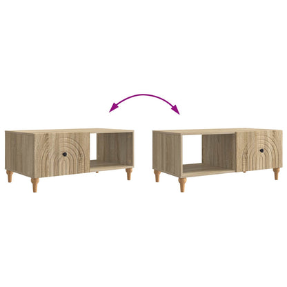 Konferenční Stolek Dub Sonoma 90 X 50 X 40 Cm Kompozitní Dřevo