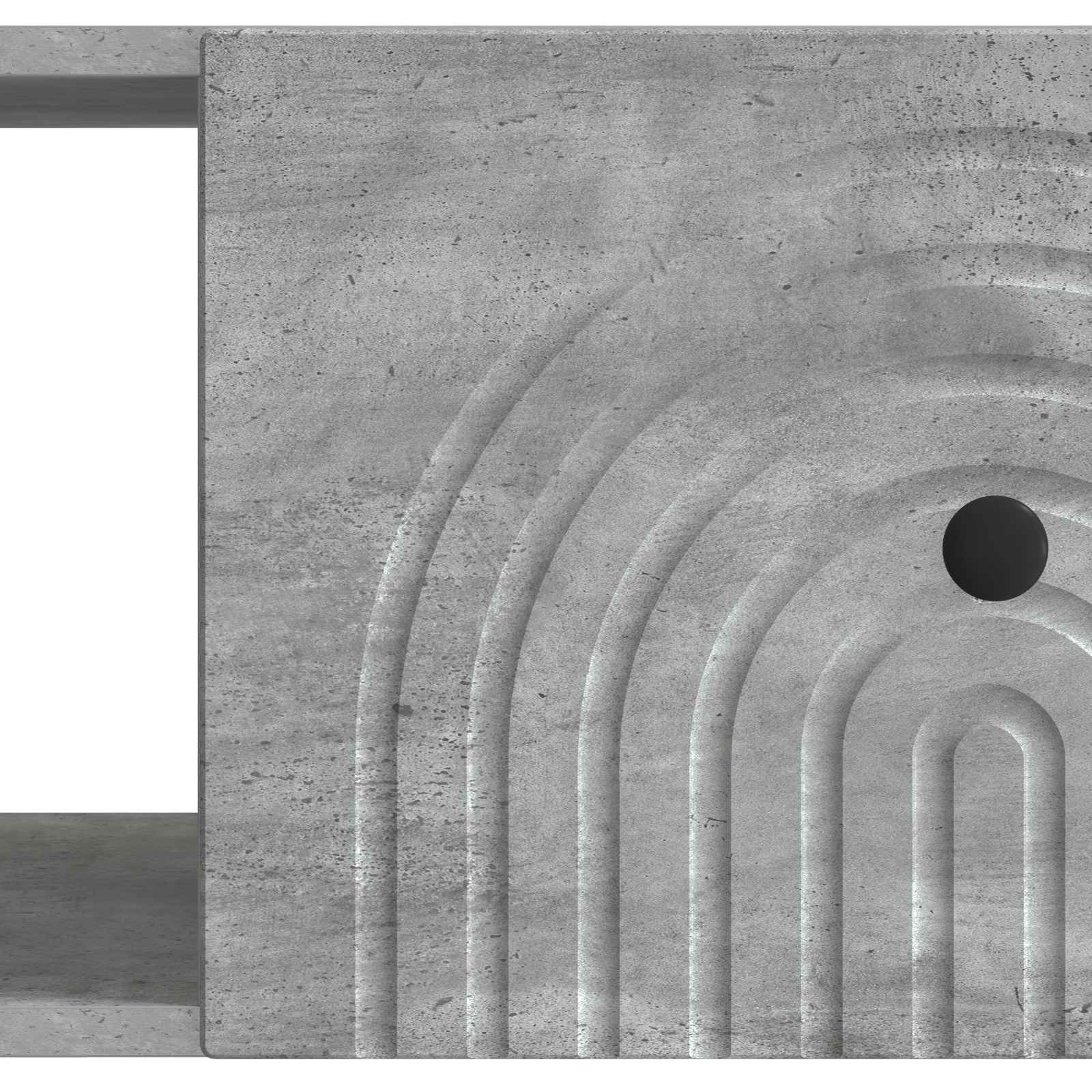 Konferenční Stolek Betonově Šedá 90 X 50 X 40 Cm