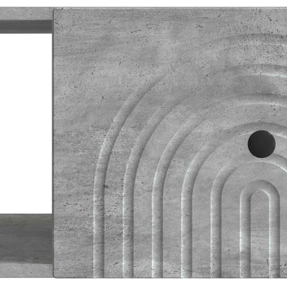 Konferenční Stolek Betonově Šedá 90 X 50 X 40 Cm