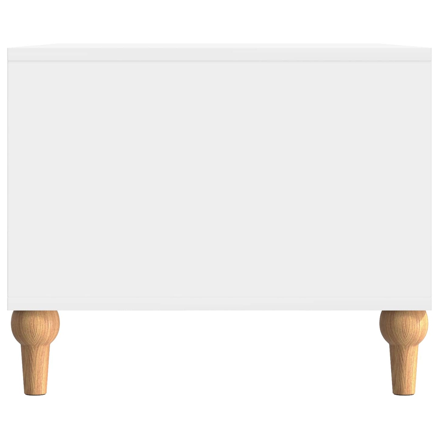 Konferenční Stolek Bílá S Vysokým Leskem 90 X 50 X 40 Cm