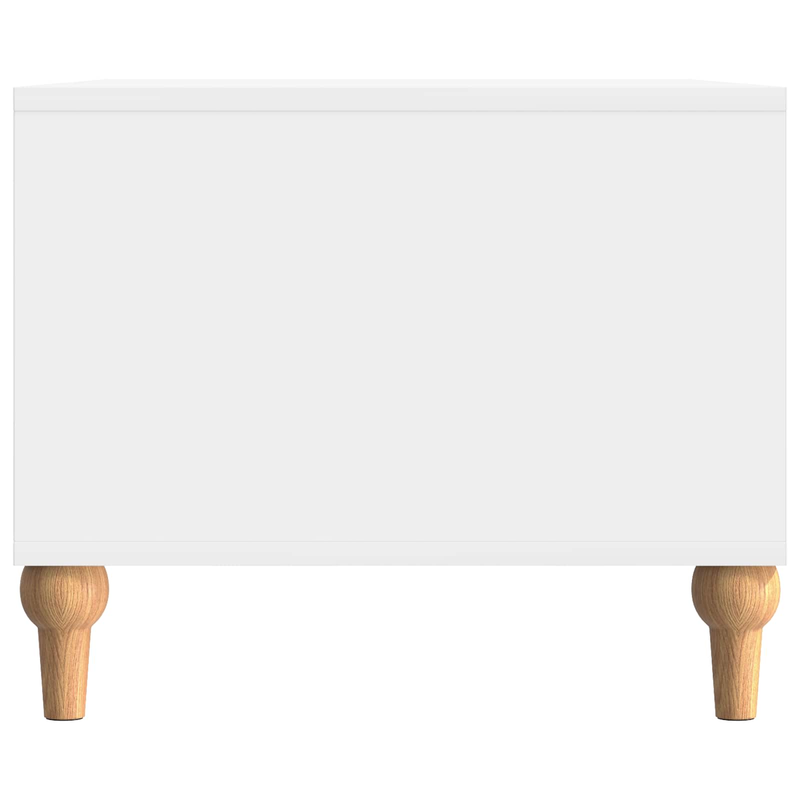 Konferenční Stolek Bílá S Vysokým Leskem 90 X 50 X 40 Cm