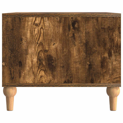 Konferenční Stolek Kouřový Dub 90 X 50 X 40 Cm Kompozitní Dřevo
