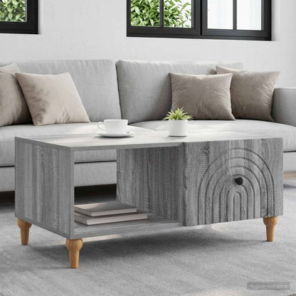 Konferenční Stolek Šedá Sonoma 90 X 50 X 40 Cm Kompozitní Dřevo
