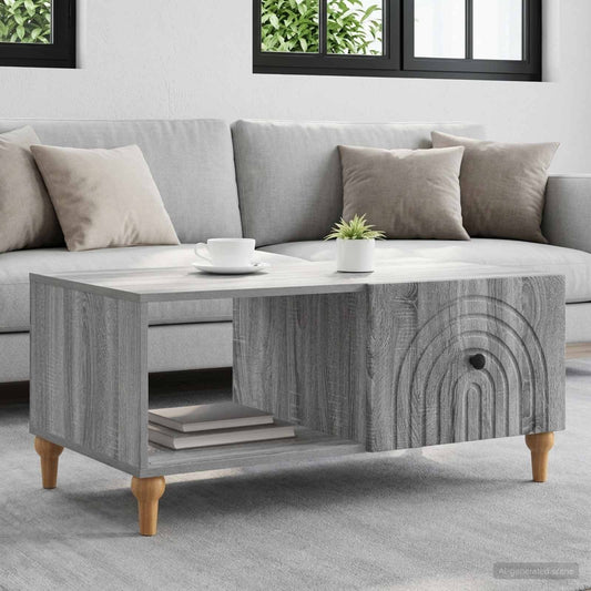 Konferenční Stolek Šedá Sonoma 90 X 50 X 40 Cm Kompozitní Dřevo