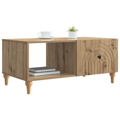 Konferenční Stolek Dub Artisan 90 X 50 X 40 Cm Kompozitní Dřevo
