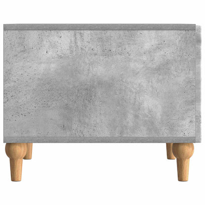 Konferenční Stolek Se Zásuvkou Betonově Šedá 49 X 50 X 40 Cm