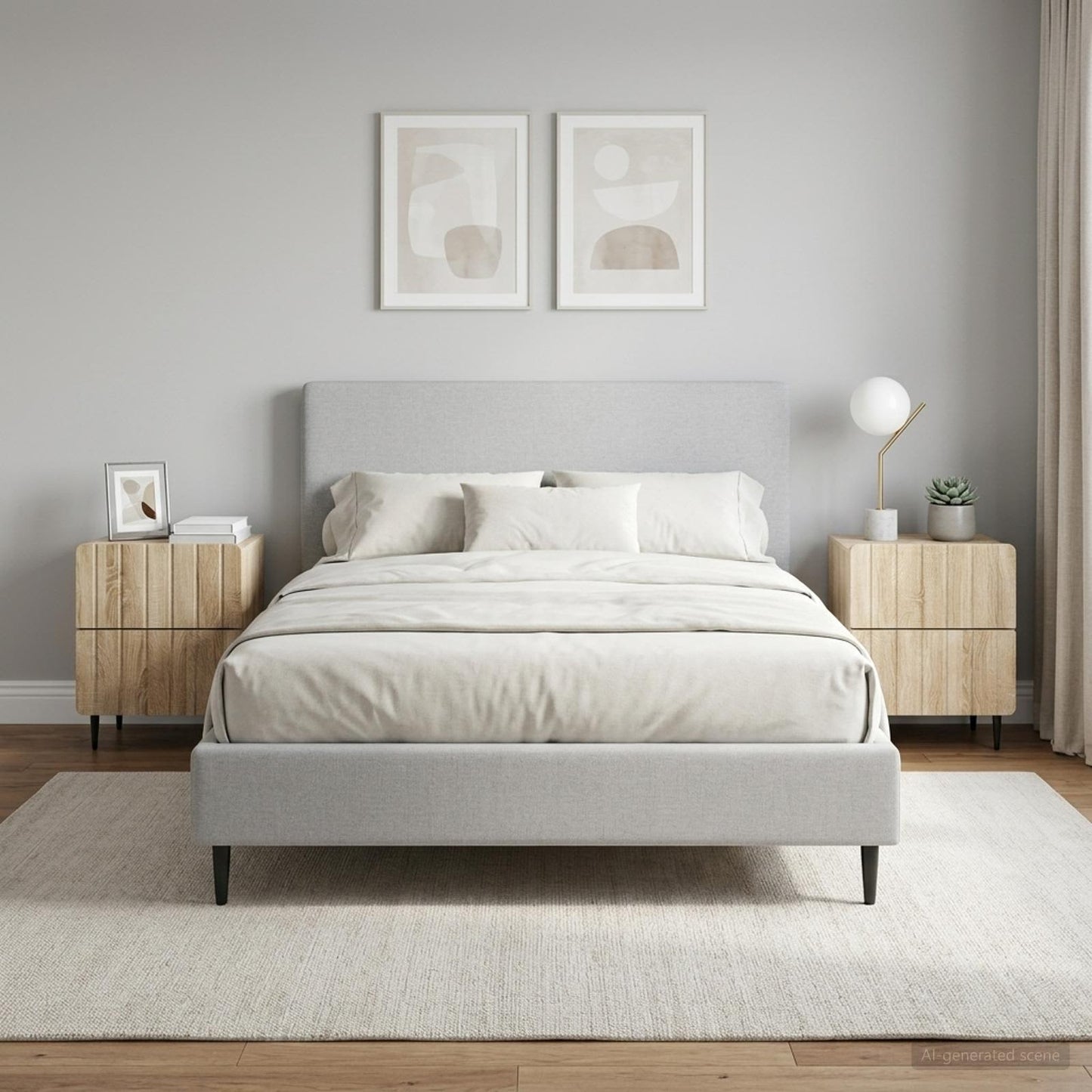 Noční Skříňka Se Zásuvkou 2 Pcs Dub Sonoma 43 X 34,5 X 49,5 Cm