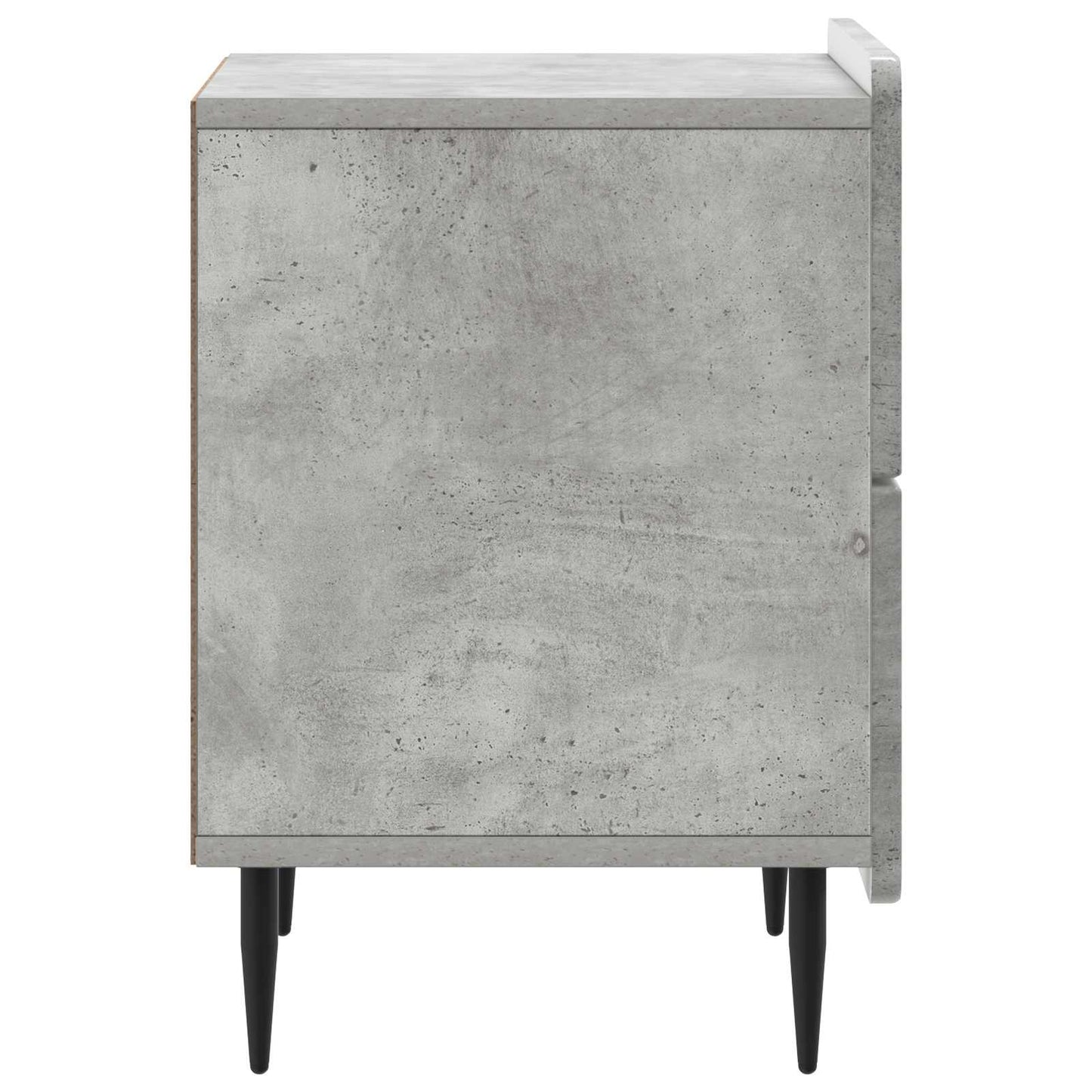 Noční Skříňka 2 Pcs Betonově Šedá 43 X 34,5 X 49,5 Cm