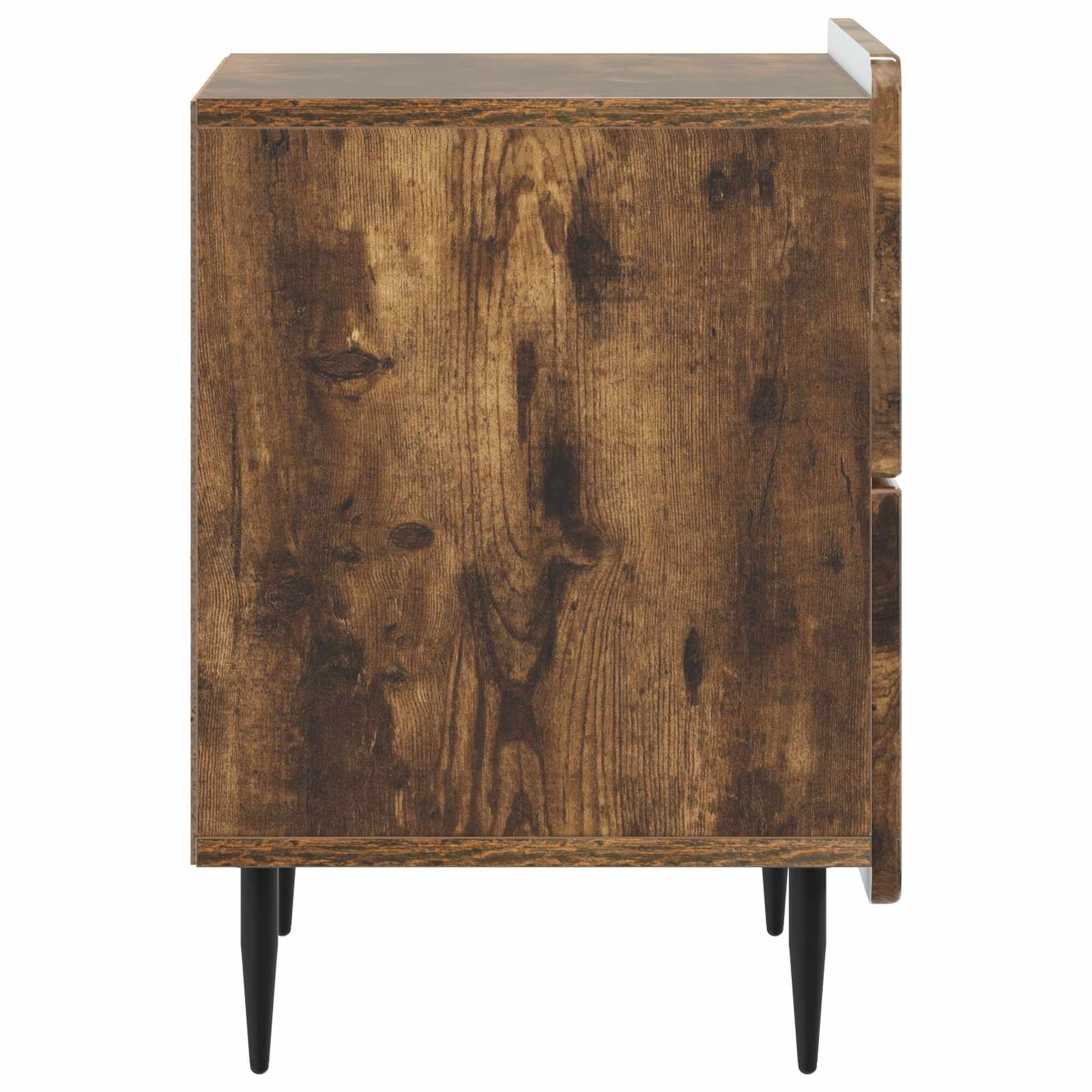 Noční Skříňka Se Zásuvkou 2 Pcs Kouřový Dub 43 X 34,5 X 49,5 Cm