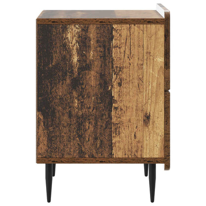 Noční Skříňka Se Zásuvkou 2 Pcs Staré Dřevo 43 X 34,5 X 49,5 Cm