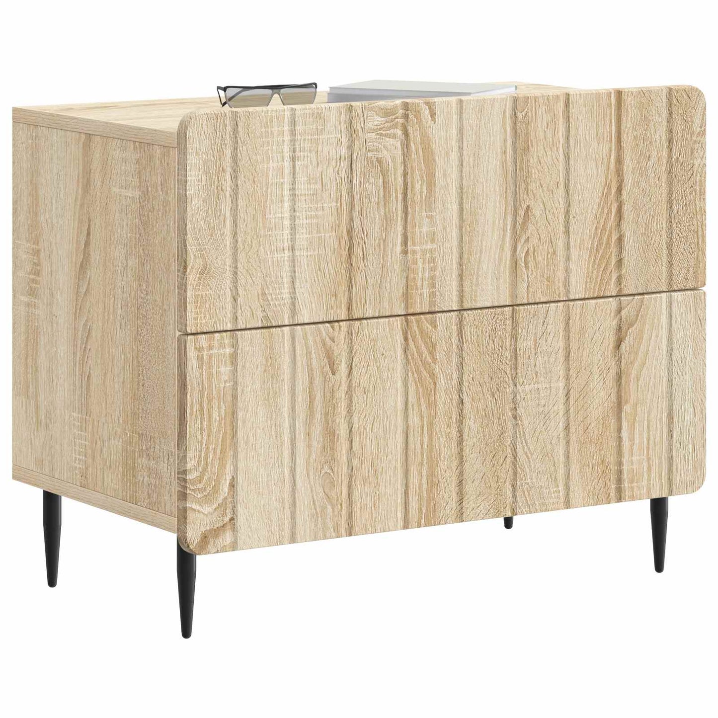 Noční Skříňka Dub Sonoma 62 X 34,5 X 49,5 Cm Kompozitní Dřevo